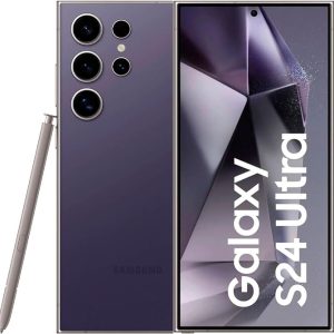 Samsung Galaxy S24 Ultra 5G (GSM Unlocked, International Version) 1TB + 12GB RAM Android 14 Smartphone (Titanium Violet)
